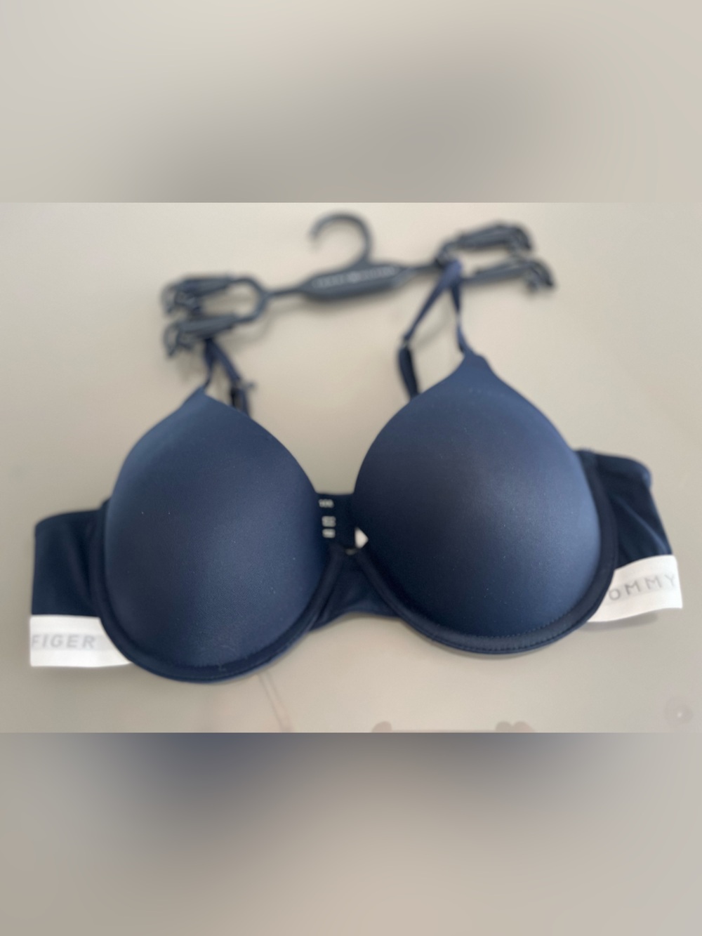 Tommy Hilfiger Navy Molded T-Shirt push up Bra